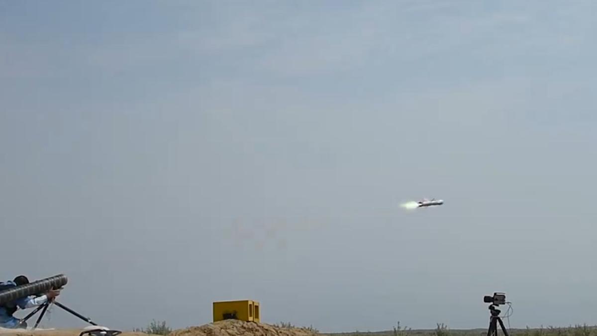 army successfully conducts field trials of anti tank guided missile system