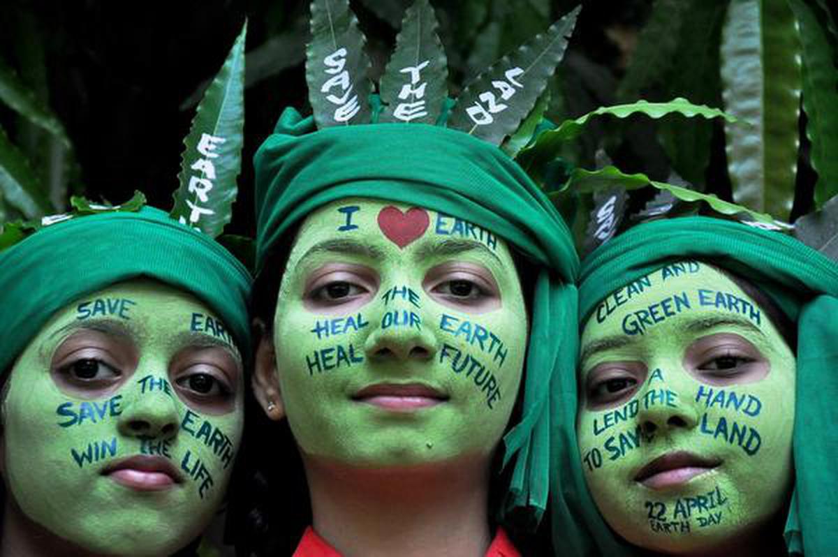 face painting on environment