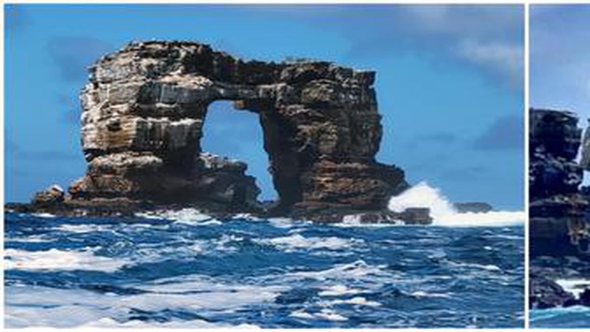 Famed Darwin's Arch in Galapagos Islands collapses The Hindu