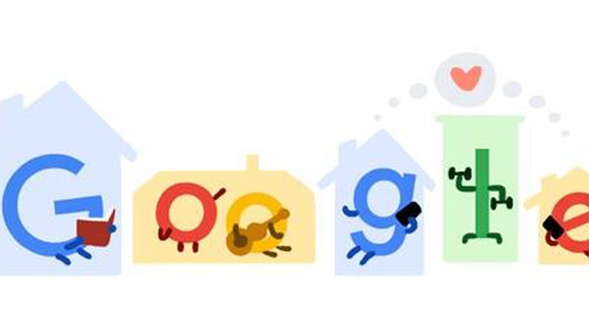 Stay and play at home,' says Google through its coding doodle - The Hindu