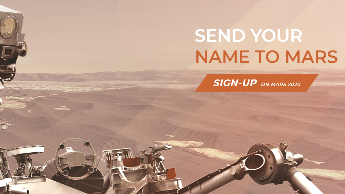 Want your name to go to Mars? NASA gives you a chance! The Hindu