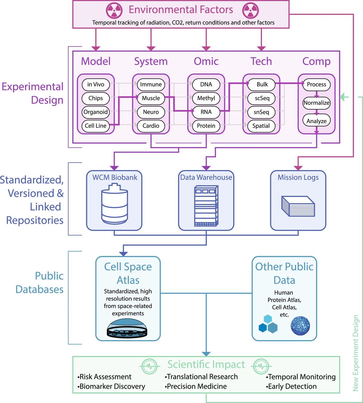 The “cell space atlas” of space omics.