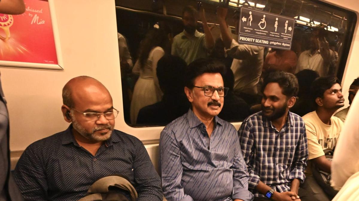 Assembly Elections LIVE updates: T.N. CM Stalin takes surprise ride in Chennai Metro, interacts with passengers Assembly Elections LIVE updates: T.N. CM Stalin takes surprise ride in Chennai Metro, interacts with passengers