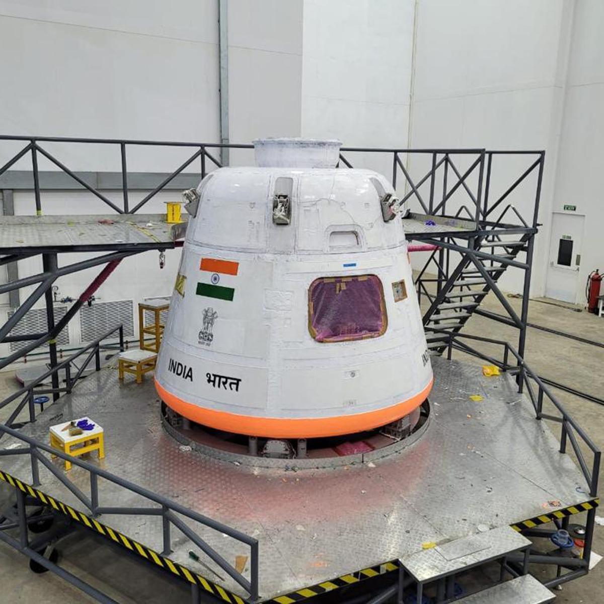A view of the crew module.