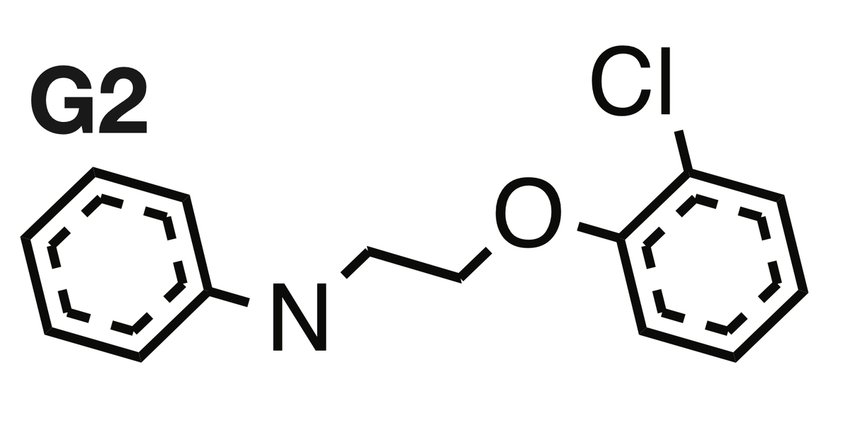 ساختار N-[2-(2-chlorophenoxy)ethyl]آنیلین