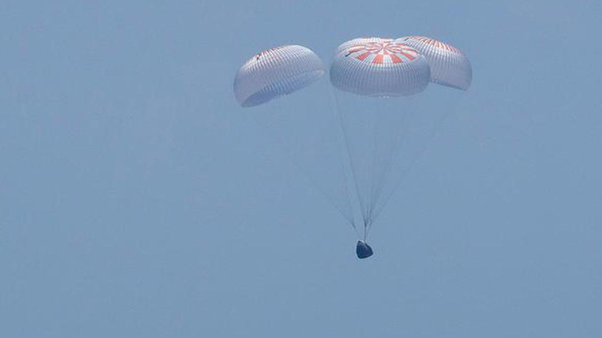 SpaceX capsule with NASA crew safely home