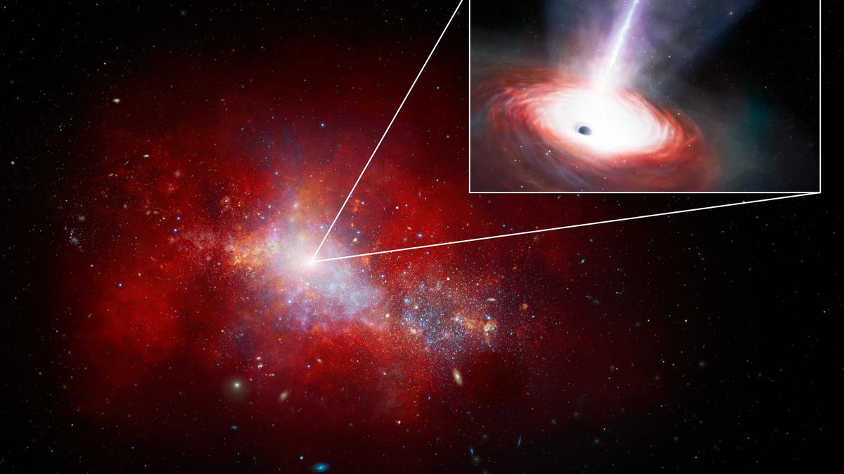 Space telescopes stumble on rule-breaking black hole in early universe
Premium