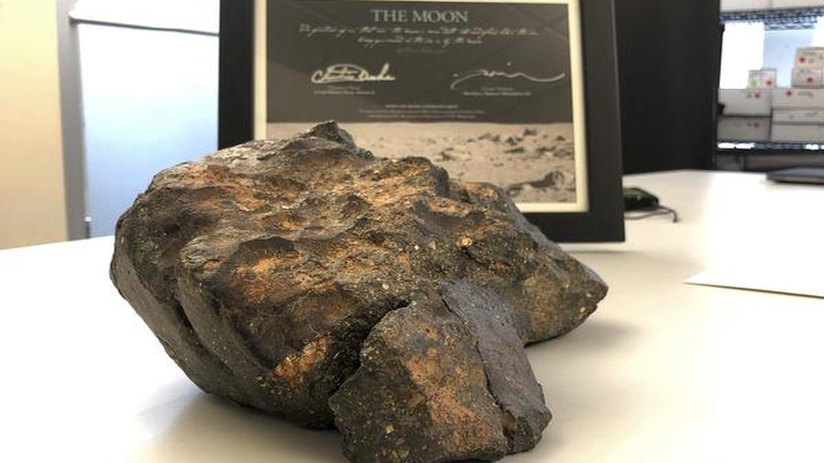 Rare 5 kg moon rock auctioned for over $600k - The Hindu