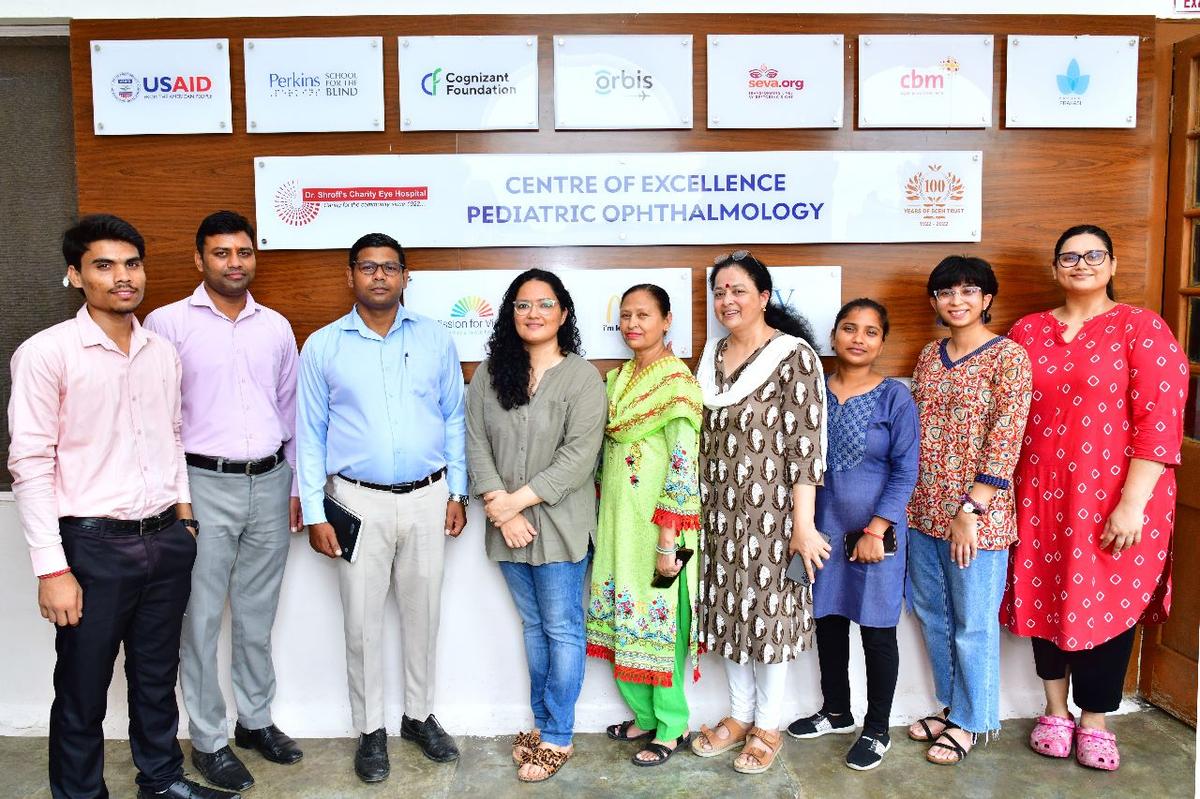 Project Prakash team members in India (from left): Abhishek Kumar, Rakesh Kumar, Ajay Chawariya, Priti Gupta, Shakila Bi, Suma Ganesh, Ranupriya, Naviya Lall, and Dhun Verma.