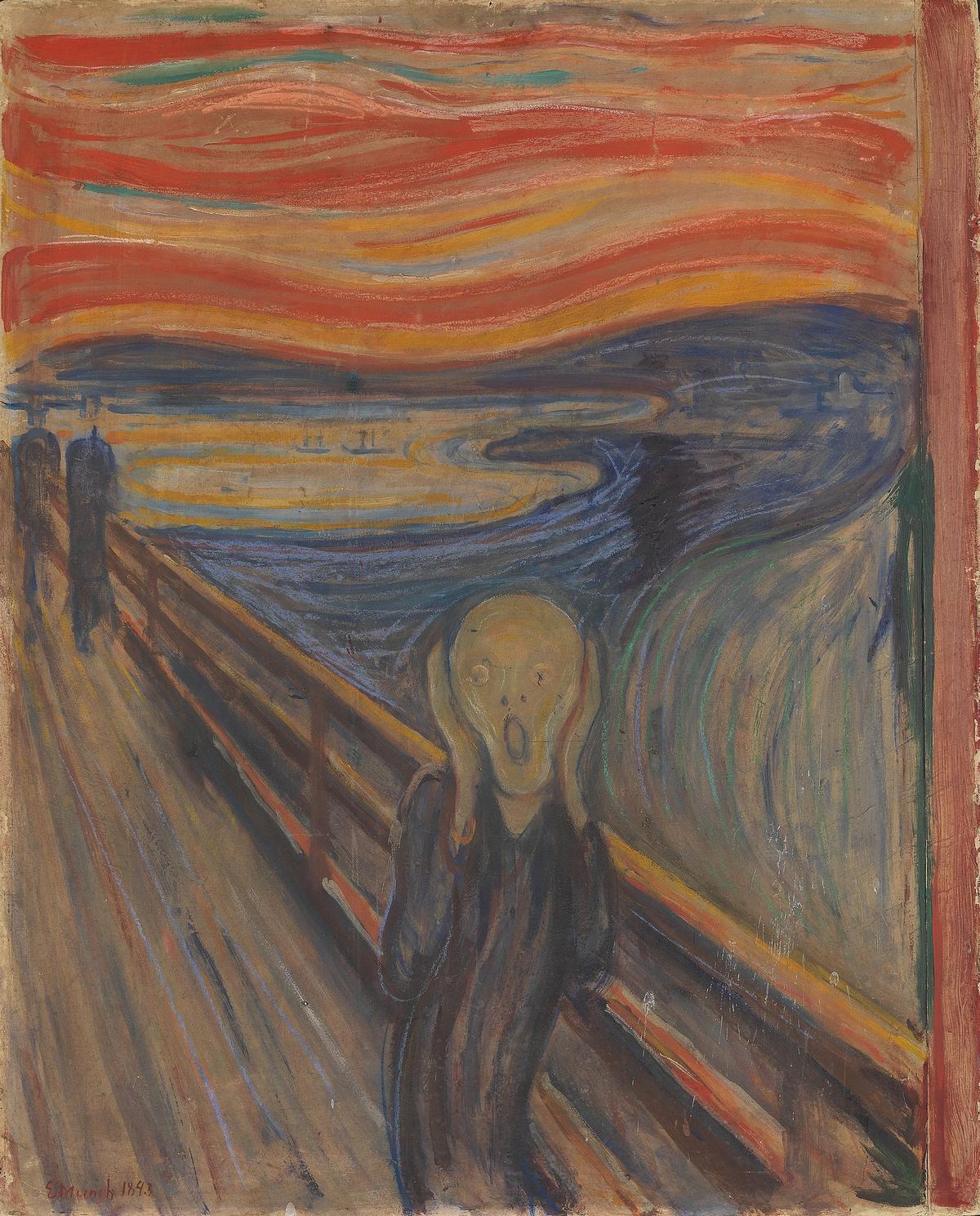 'The Scream of Nature' by Edvard Munch, 1893.