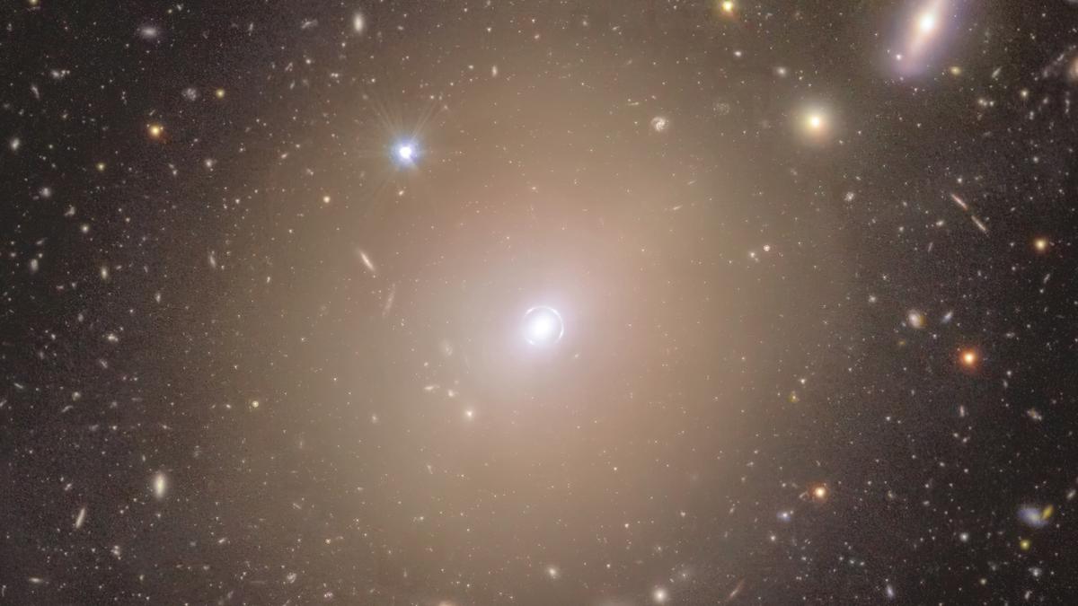 Euclid space telescope discovers new ‘Einstein ring’ in nearby galaxy