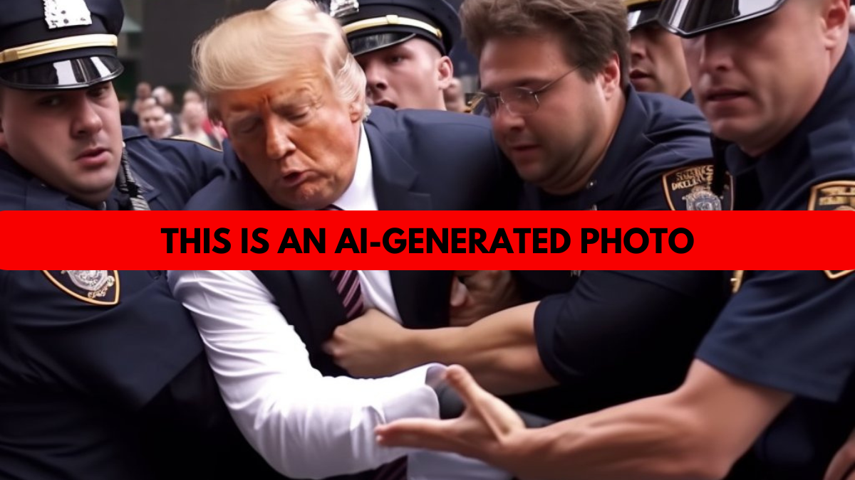 AI-generated photos versus news readers