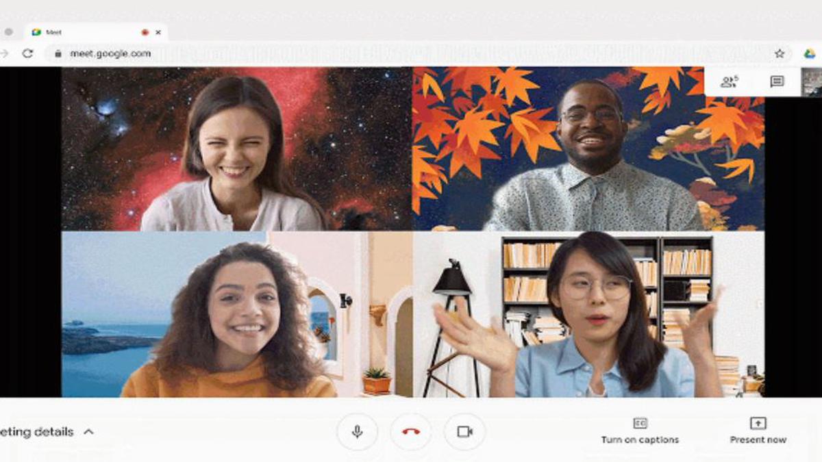 Google Meet to let users choose custom background on video calls - The Hindu