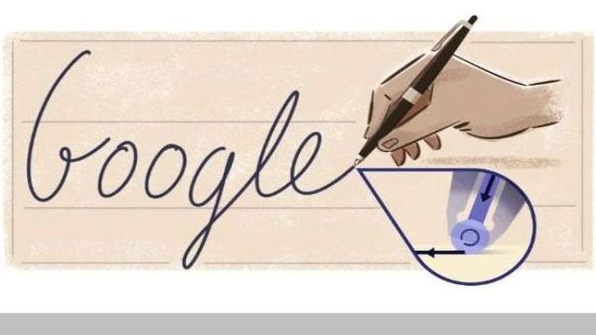 Google celebrates ballpoint pen inventor with doodle The Hindu