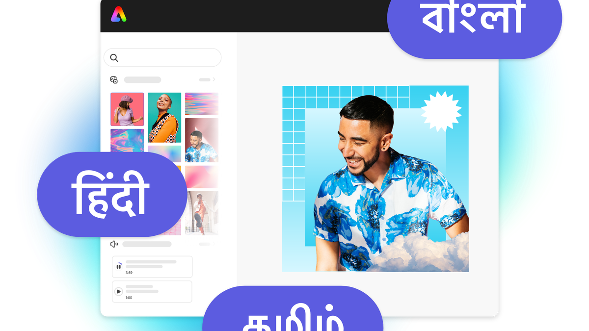 Adobe Express introduces more Indian languages to its UI and Translate feature