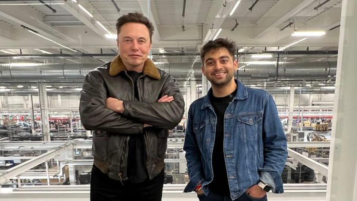 Tesla CEO Elon Musk meets Indian engineer Pranay Pathole who frequently traded tweets with him