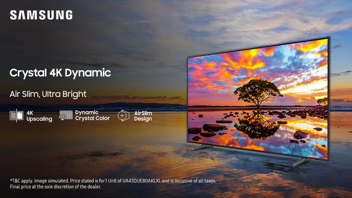 Samsung crystal 4K dynamic smart TV with 4K upscaling launched in India