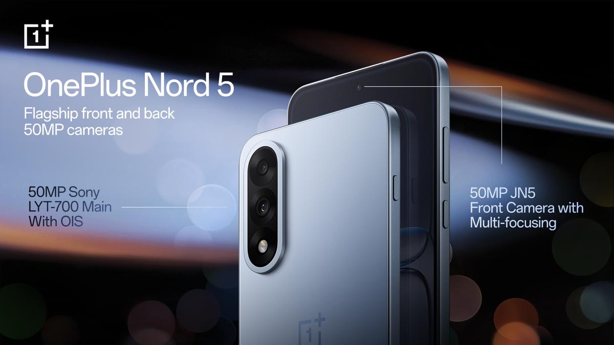 OnePlus Nord 5 confirms 50 MP rear and 50 MP front camera - The Hindu
