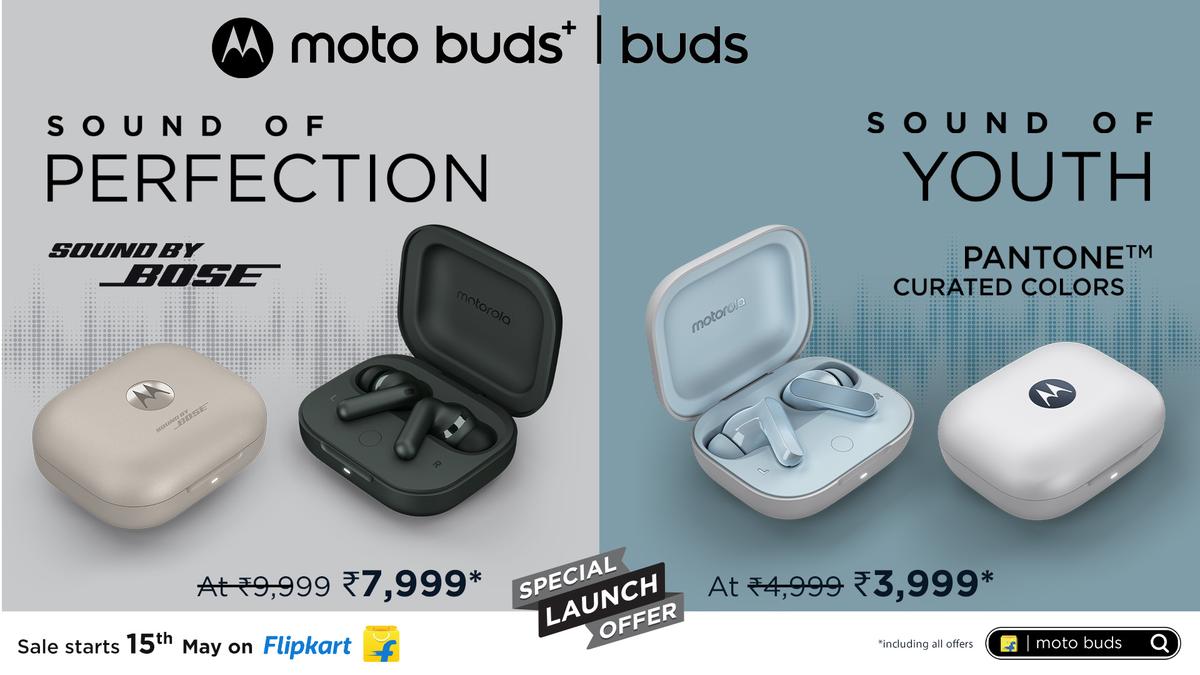 Motorola introduces Moto Buds and Moto Buds+ in India