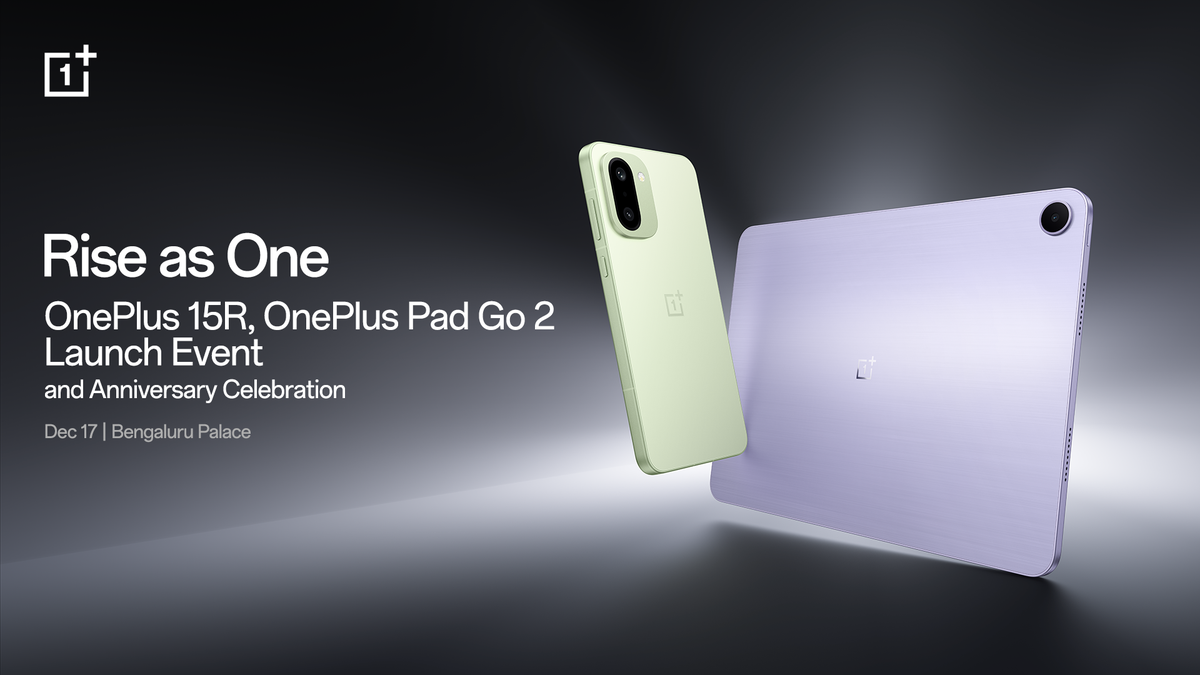OnePlus 15R and OnePlus Pad Go 2 launch tonight: Confirmed features and price expectation