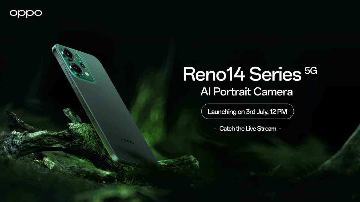 Oppo Reno 14 Pro 5G and Reno 14 5G launching on July 3 in India: Details