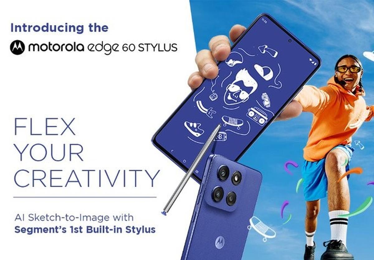 Motorola Edge 60 Stylus launched in India: Price, features, availability -  The Hindu