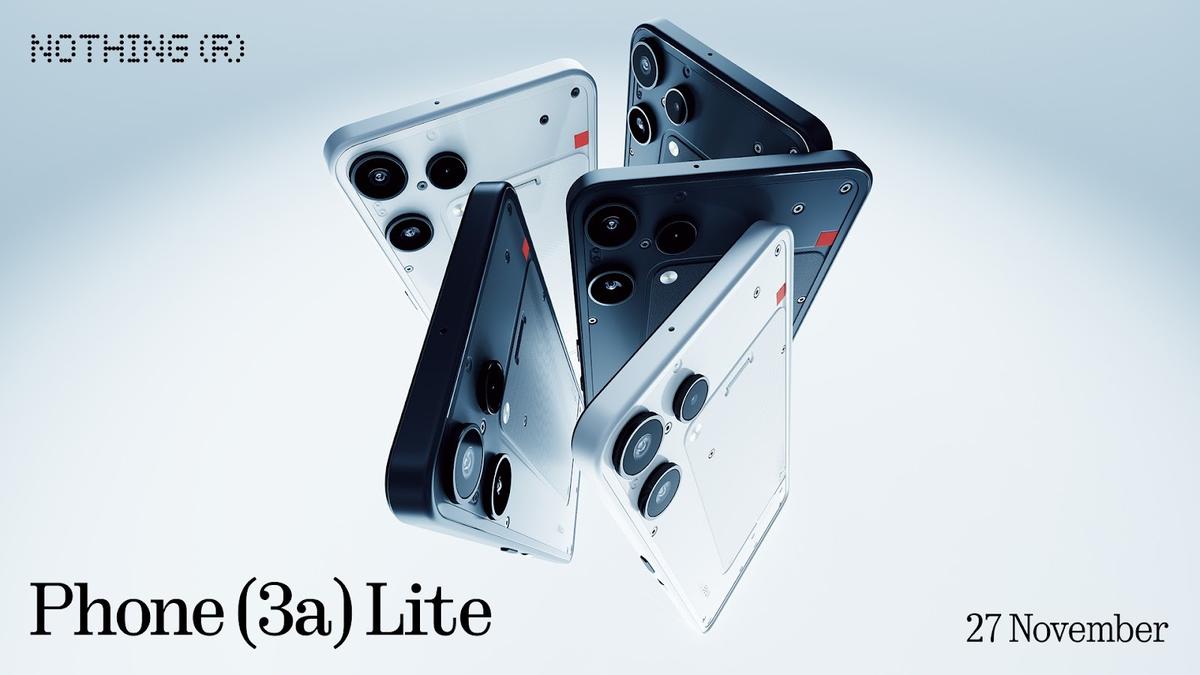 Nothing Phone 3a Lite launching on November 27 in India