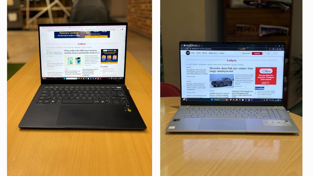 HP EliteBook Ultra G1q and Asus Vivobook S 15 with Snapdragon X Elite processor compared