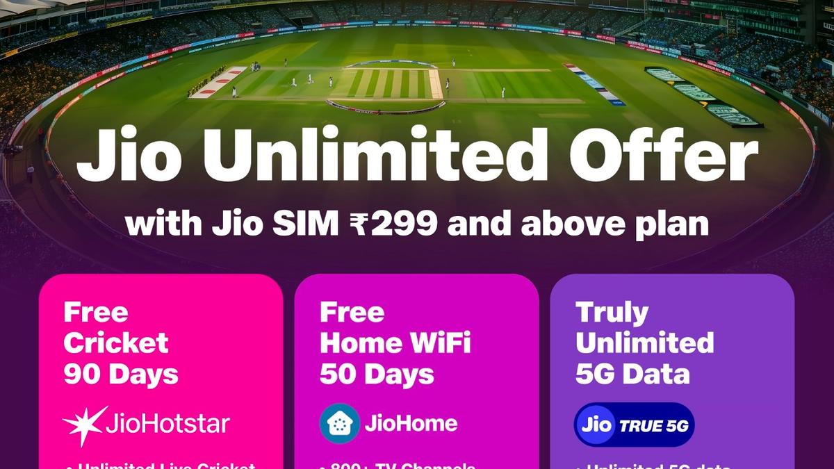 Jio extends its ₹299 or above plan with free JioHotstar and JioFiber. Details