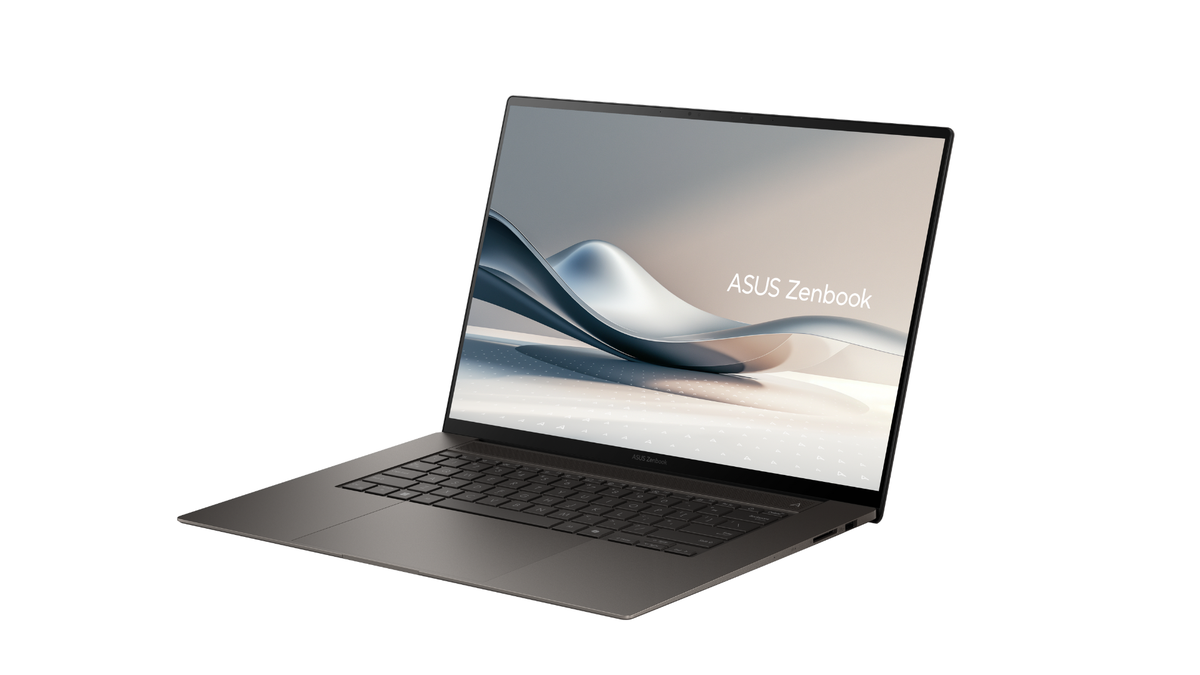 El Zenbook S 16 OLED (UM5606W) tiene un impresionante diseño totalmente metálico y una tapa de ceraluminio. 