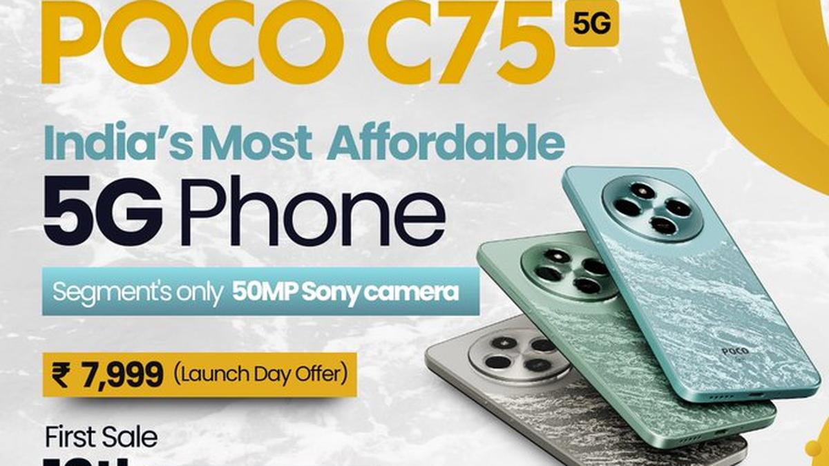 Poco launches M7 Pro and India’s cheapest 5G phone Poco C75