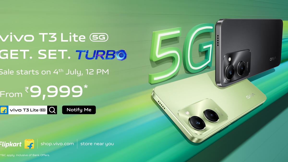 Vivo launches affordable 5G smartphone Vivo T3 Lite 5G with IP64 rating in India