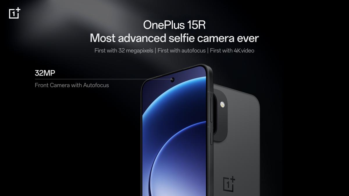 OnePlus 15R to sport a 32 MP selfie camera with 4K video shooting