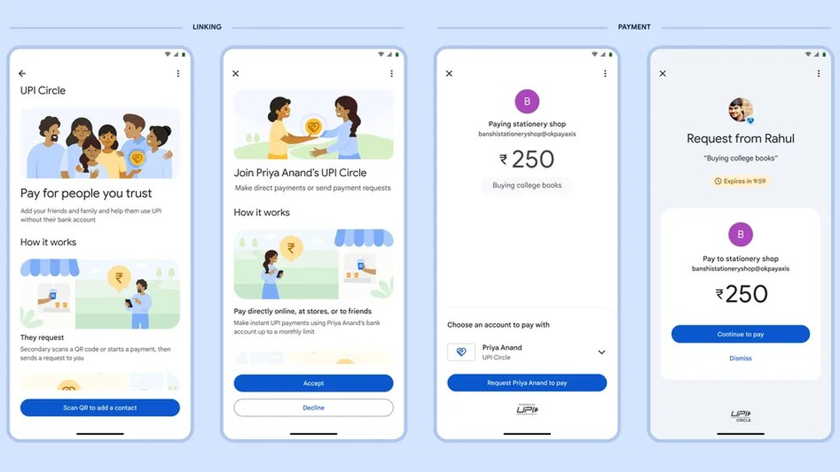 Google Pay adding UPI Circle to help add secondary user in payment app