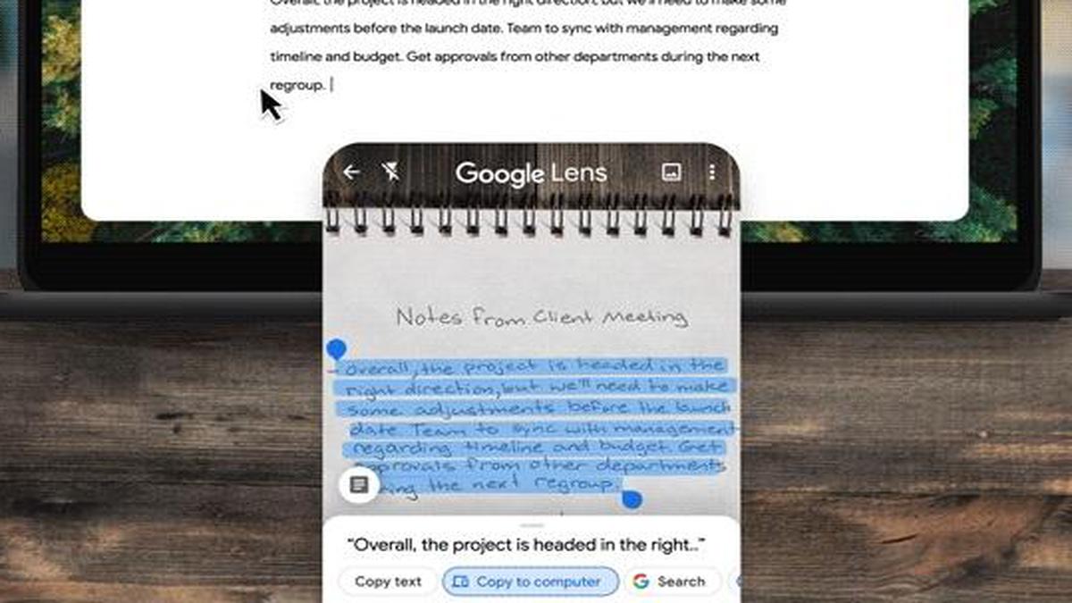 Google Lens Can Quickly Copy-Paste Handwritten Notes Between