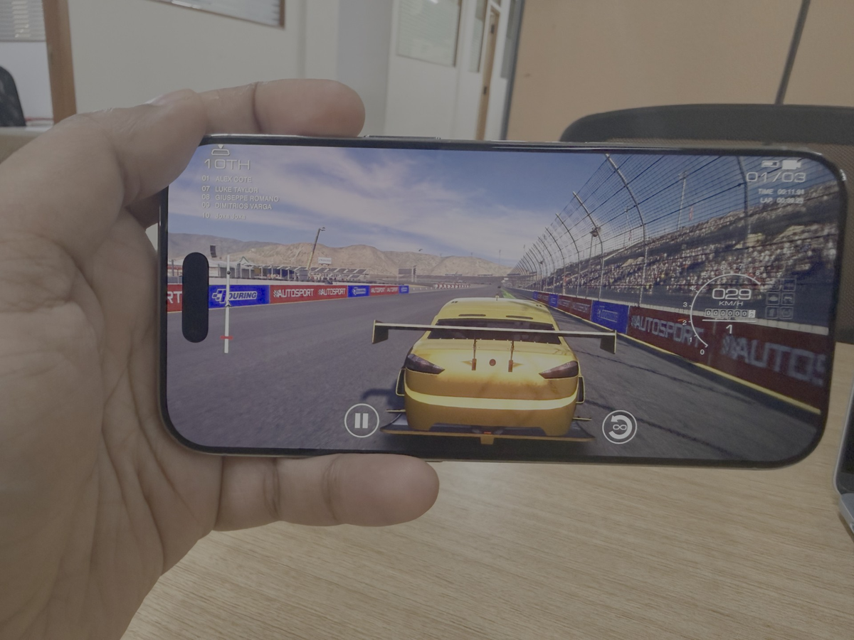 Gaming runs smoothly on the iPhone Air with only minor frame dips. The battery also holds up while gaming and the A19 Pro provides graphics on par with the iPhone 17 Pro Max, achieving near-console-quality rendering at the highest mobile settings Gaming runs smoothly on the iPhone Air with only minor frame dips. The battery also holds up while gaming and the A19 Pro provides graphics on par with the iPhone 17 Pro Max, achieving near-console-quality rendering at the highest mobile settings