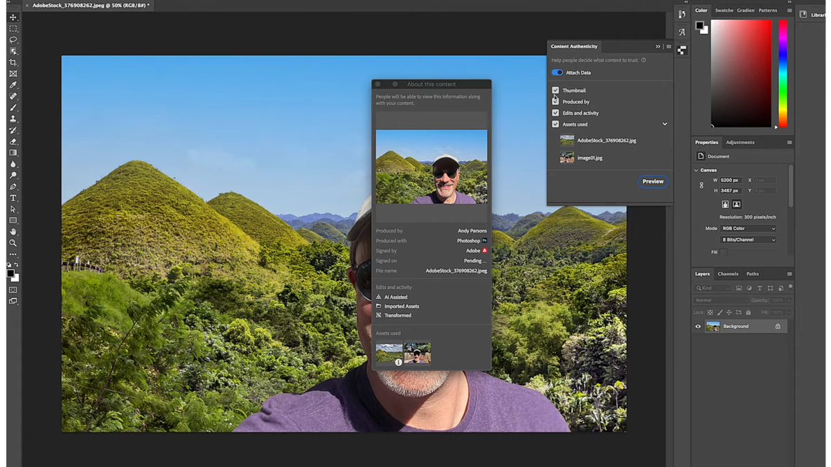 Adobe's new attribution tool for Photoshop to tackle misleading content