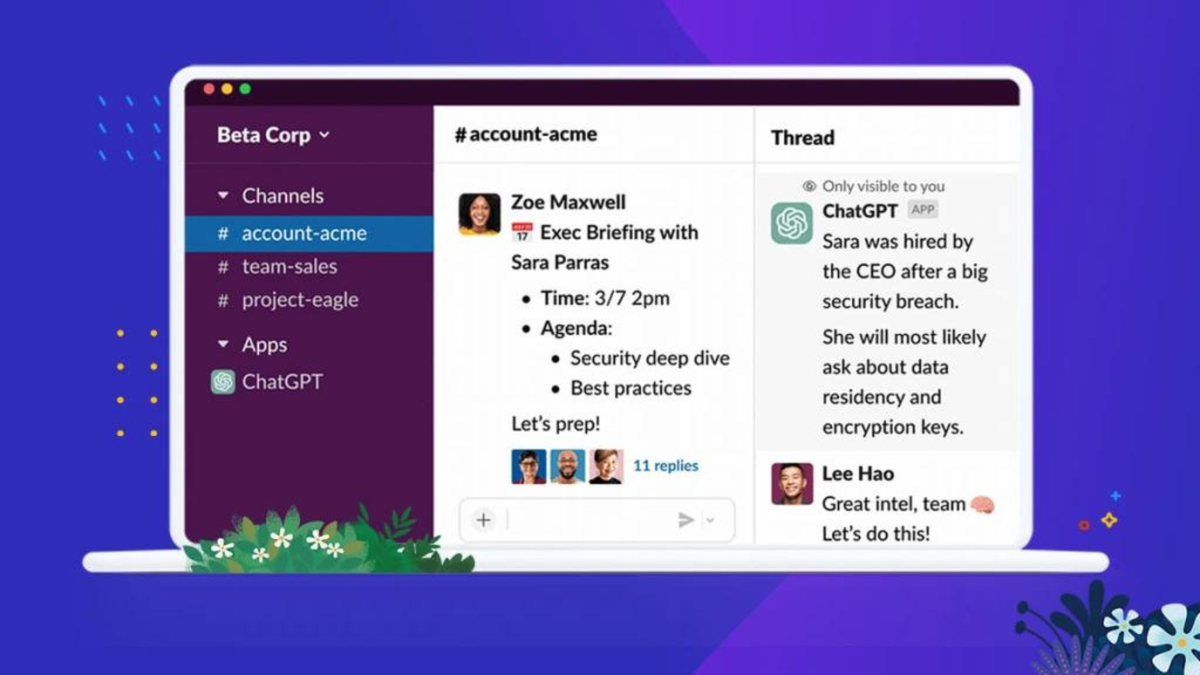 Slack to get ChatGPT app with instant conversation summaries and research tools