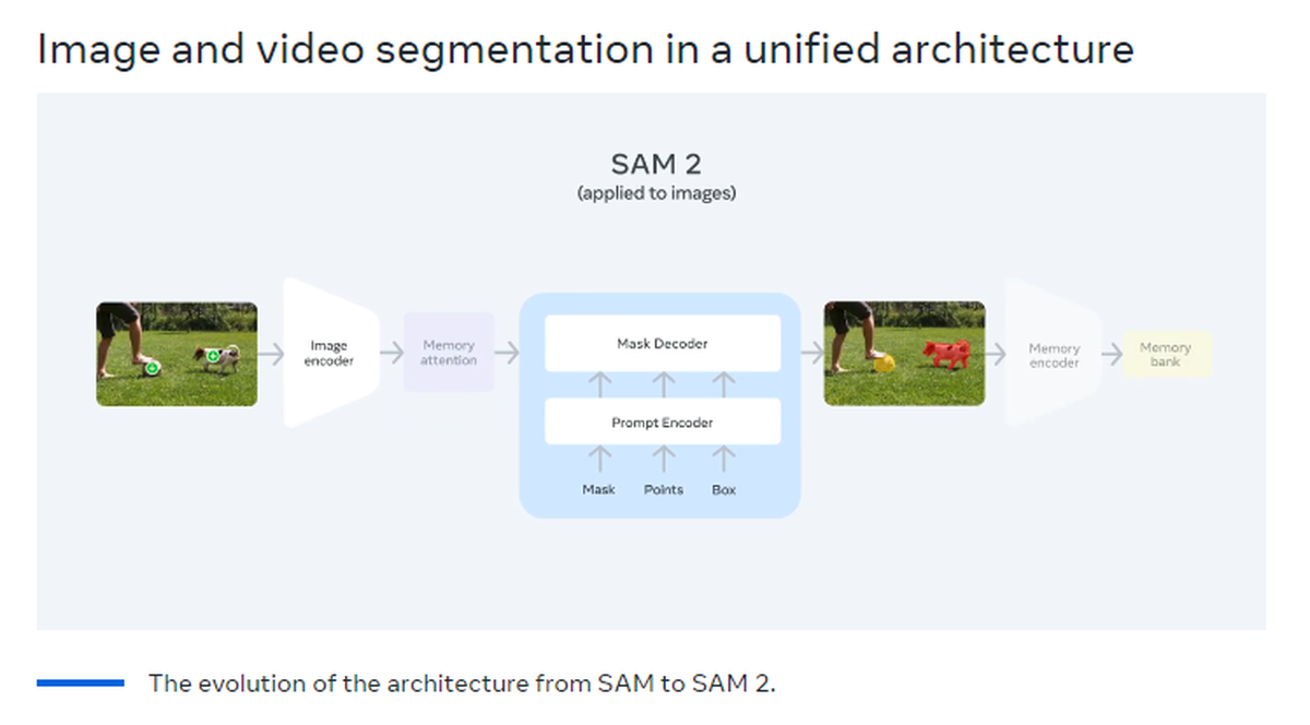 How segmentation works in Meta's SAM 2