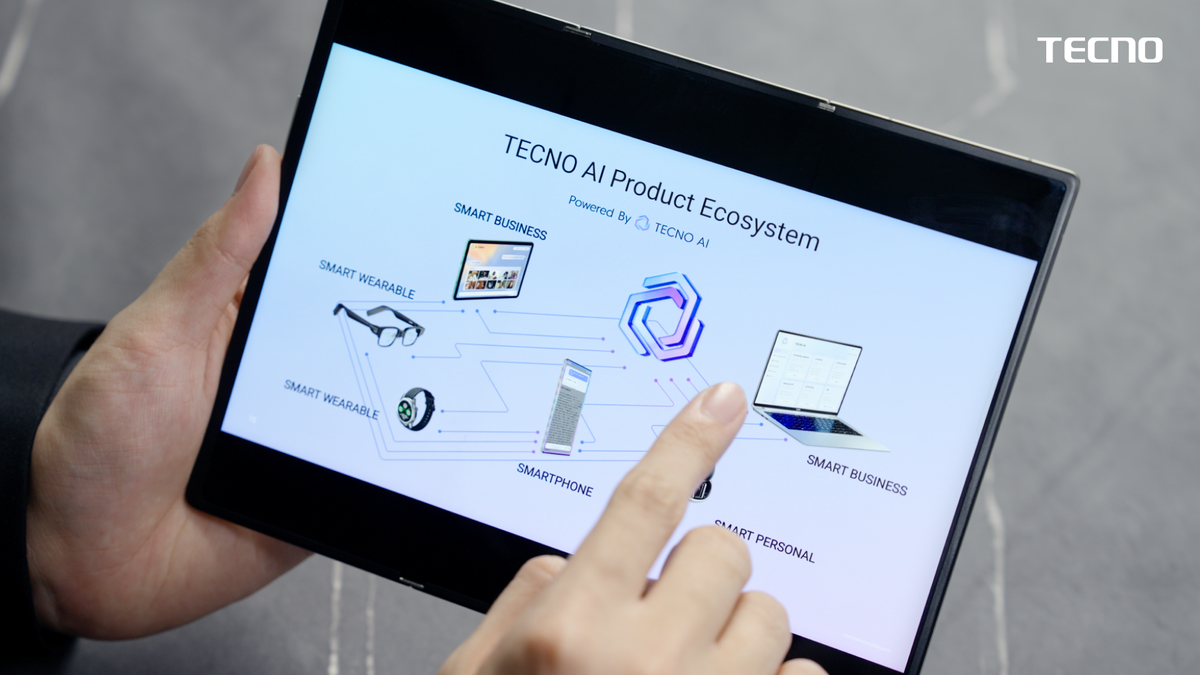 Tecno unveils its tri-fold smartphone Phantom Ultimate G Fold Concept​