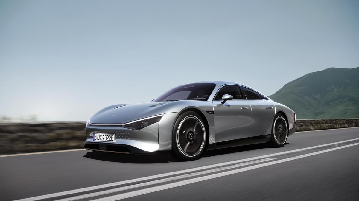 Mercedes unveils Vision EQXX EV concept with 1000 km range The Hindu
