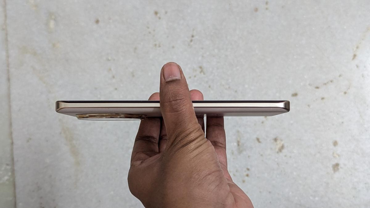 The ultra-slim phone is a pleasure to use, but very slippery