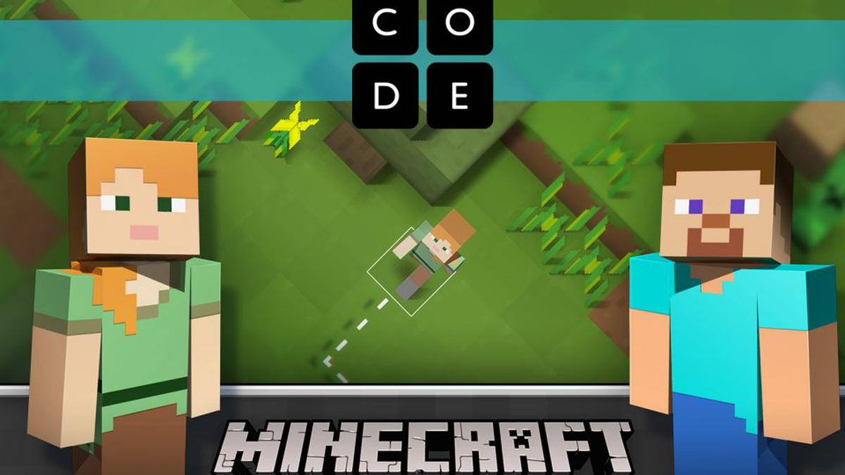 Learning to code while playing Minecraft