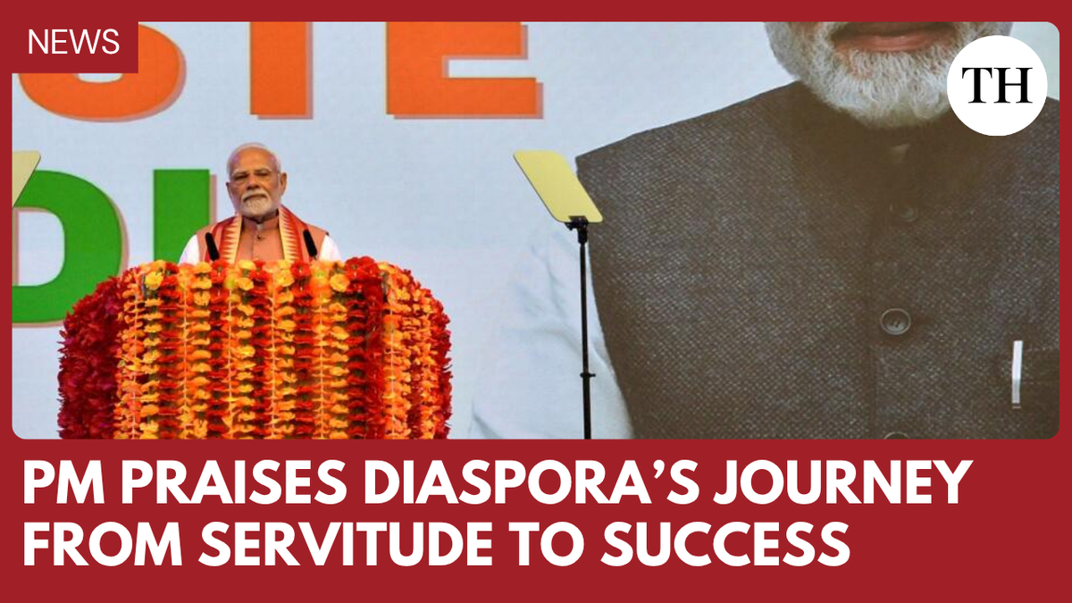 Modi Praises Indian Diaspora's Success, Service and Values in Trinidad
