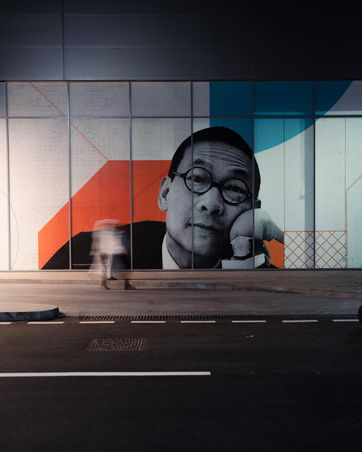 IM Pei: Life in Architecture menampilkan perjalanan profesionalnya di galeri Al Riwaq, Doha.