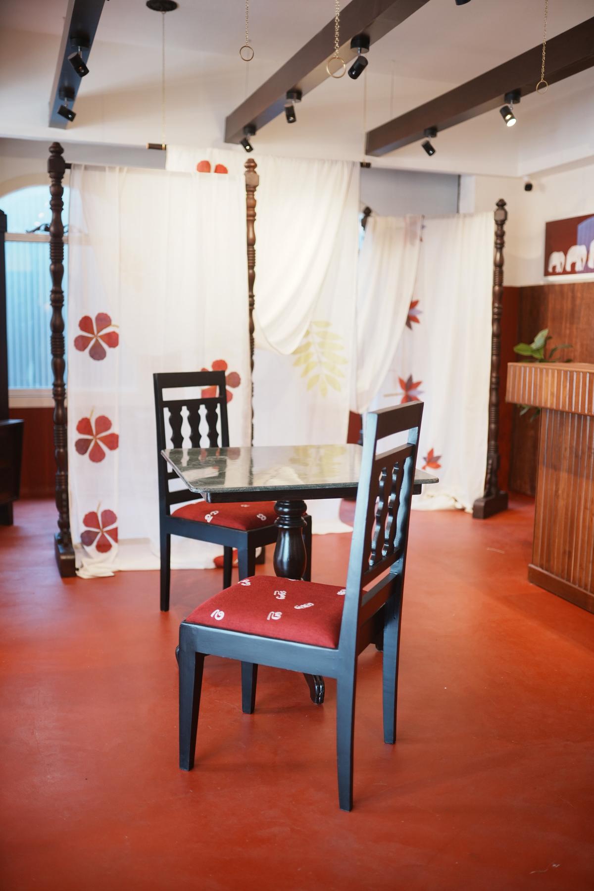 A display inside the Rouka store.