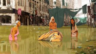 Ghost Animation's animated short film about climate change, 'Wade',  envisions an ominous future for Kolkata - The Hindu