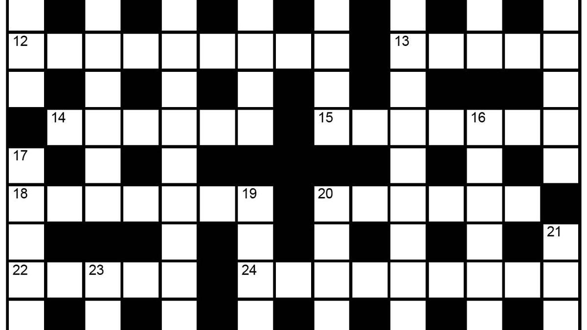 The Hindu Sunday crossword No. 30