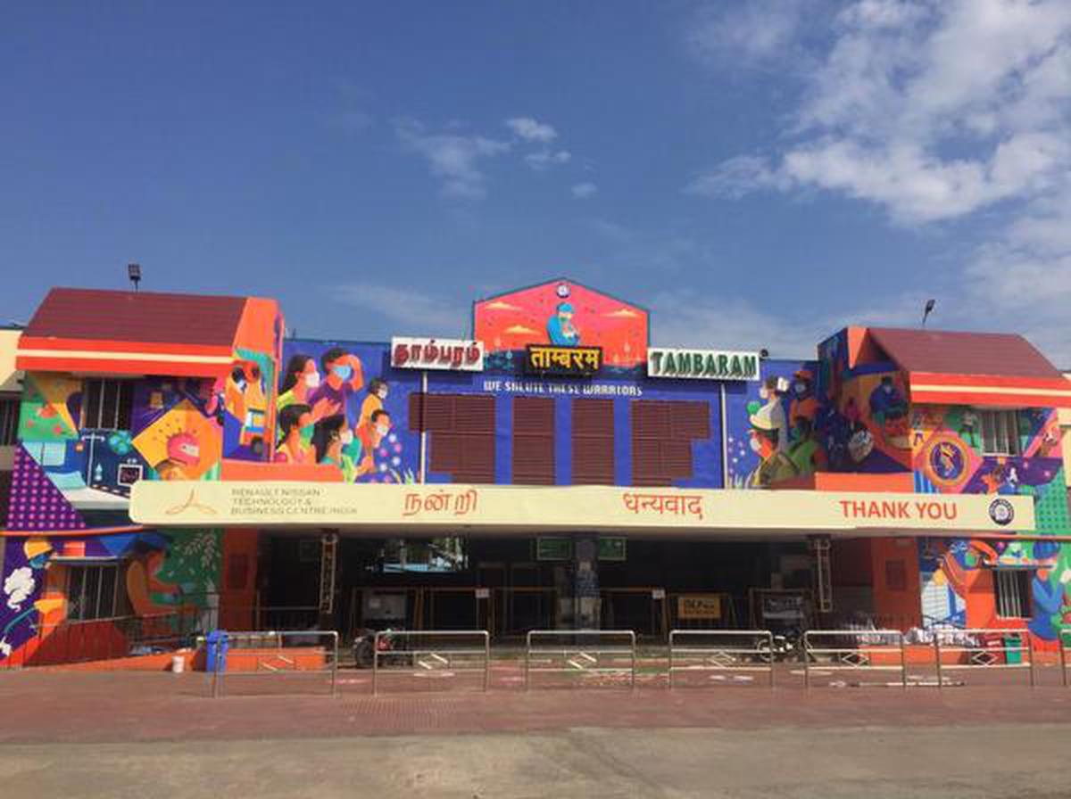 Chennai’s Tambaram Railway Station sports a mural saluting frontline ...