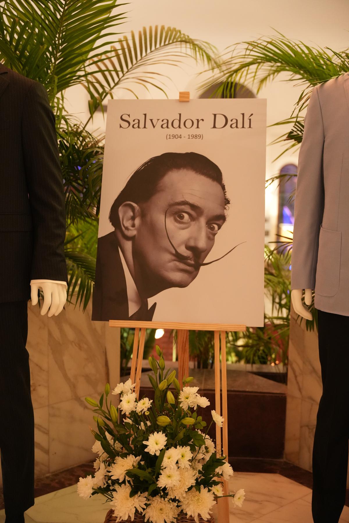 A view of the set-up.